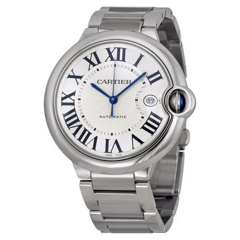 precio reloj cartier hombre|stainless steel cartier watch men's.